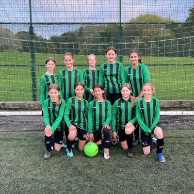 Year 7 Girls Football Team Lees Brook Tournament 3.11.21 Team Photo