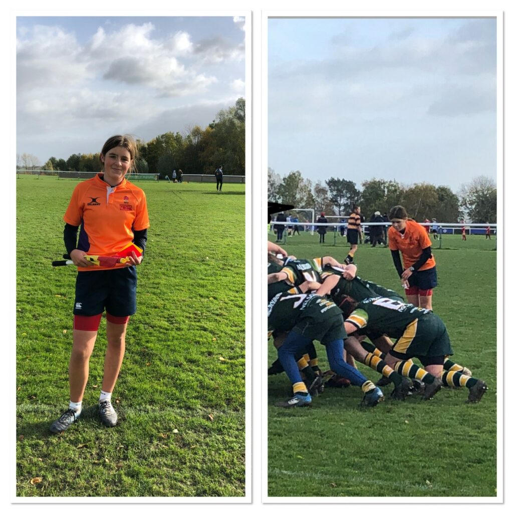 Evie demonstrating Excellence Chellaston Academy