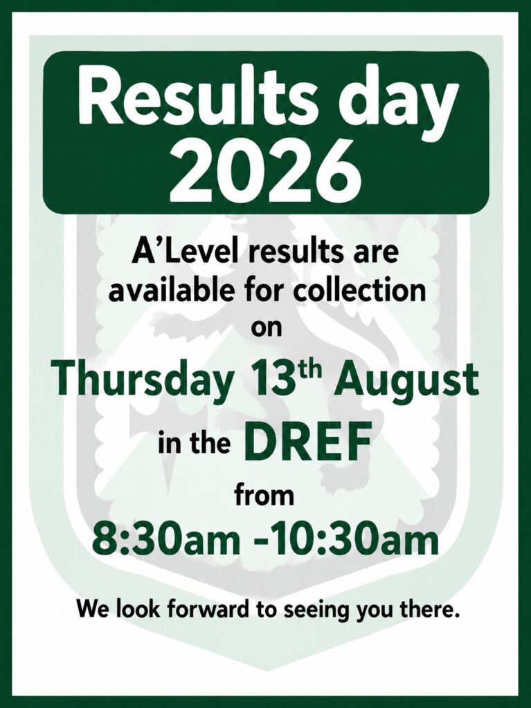 Results Day Poster